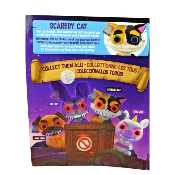 WowWee Fingerlings Grimlings Scaredy Cat From Grin to Grim (New) - Picture 4 of 8